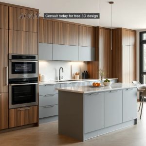 Modern lacquer Painted Kitchen Cabinets